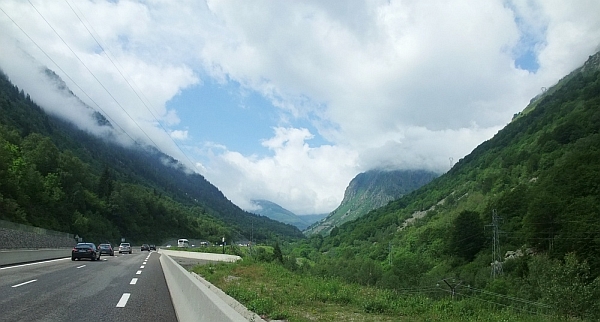 Straße nach Andorra